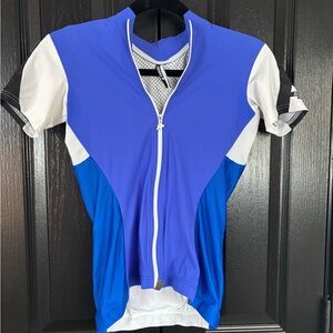 Women's Blue Cycling Top